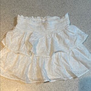 Art Class White Bubble Mini Skirt Resort Wear